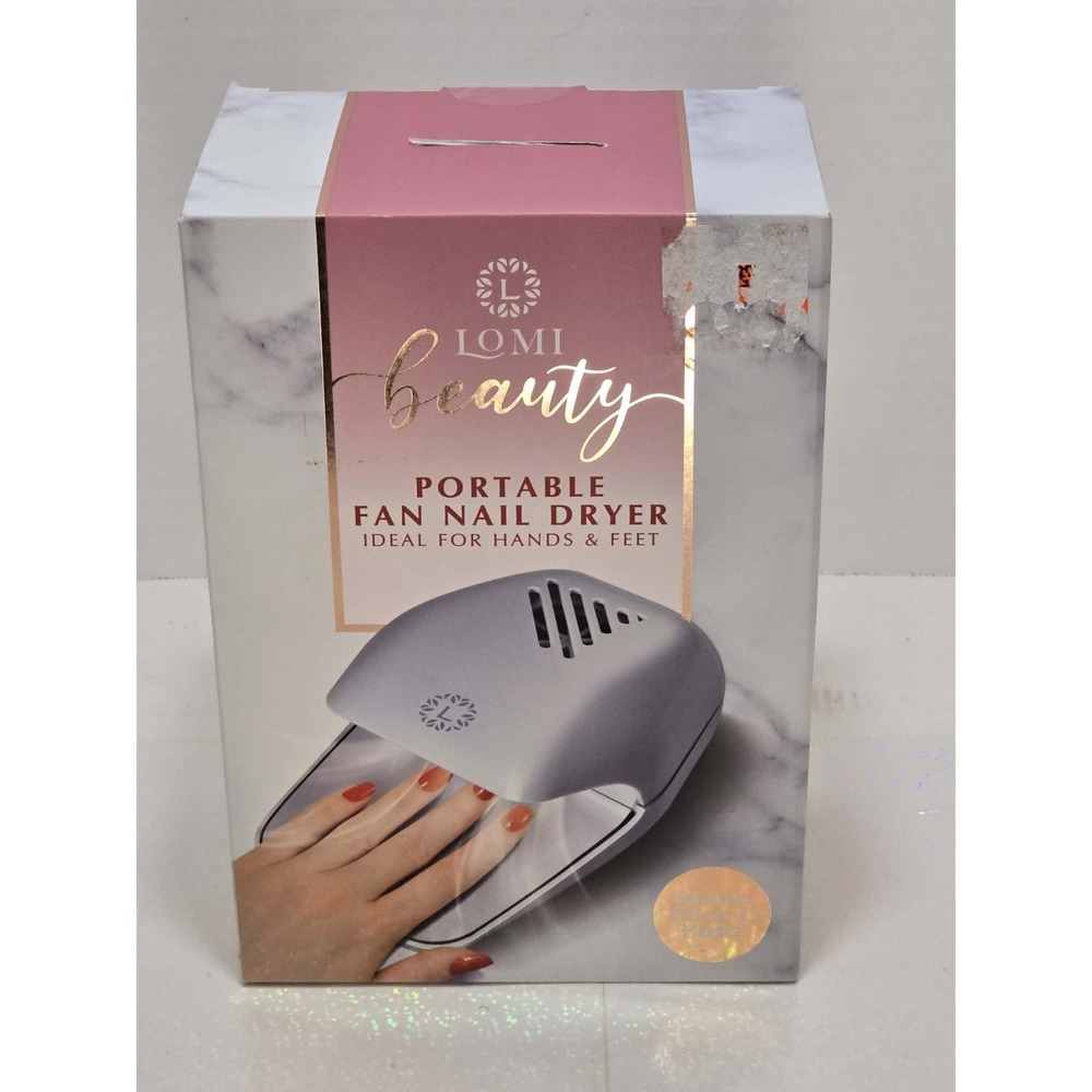 💅✨ Lomi Beauty Portable Fan Nail Dryer OB Hands Feet Quick Dry‎